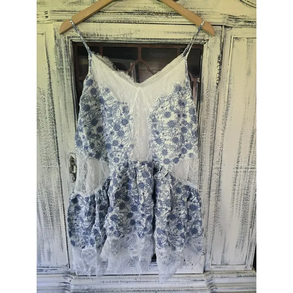 New Anthropologie Sleeveless Lace Mini Dress - XS - Picture 3 of 3